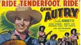 Ride, Tenderfoot, Ride