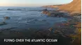 Flying Over the Atlantic Ocean