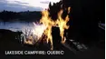 Lakeside Campfire: Quebec