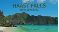 Haast Falls: New Zealand