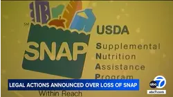 California sues Trump administration over SNAP funding