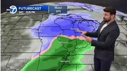 6 to 9 inches of snow forecasted for Chicago area Thanksgiving weekend