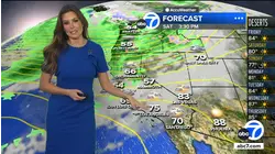 Latest weather with Leslie Lopez