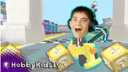 HobbyFamily Plays Minecraft: Kart Racing!