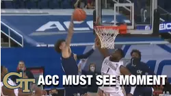 Georgia Tech's Jordan Usher Brings Down The House With Massive Dunk | ACC Must See Moment
