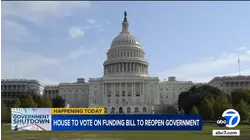 Will the House pass a funding bill to reopen the federal government?