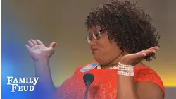 Tamika gets OPEN MINDED... | Family Feud