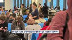 Dense fog causes hundreds of flight delays and cancellations across NYC airports