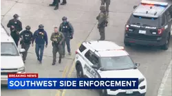 1 arrested after trying to hit feds in car on SW Side: police