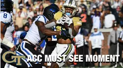 Georgia Tech QB Jeff Sims Rifles An On-Target Dart For 6 | ACC Must See Moment
