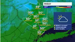 Dry day today but rain chances are ahead for this weekend