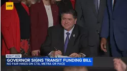 Gov. Pritzker signs mass transit funding bill