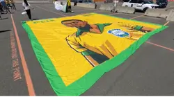 Fans arrive early at New York New Jersey Stadium ahead of FIFA World Cup match kickoff