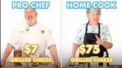 $75 vs $7 Grilled Cheese: Pro Chef & Home Cook Swap Ingredients