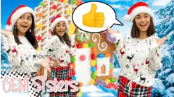 GEM Sisters' Life-Size Gingerbread House!