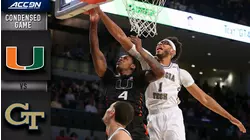 Miami vs. Georgia Condensed Game | 2019-20 ACC Men's Basketball