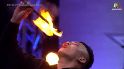 HILARIOUS FIRE BREATHERS Do Crazy Stunts on Thailand's Got Talent | Got Talent Global