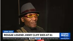 Reggae legend Jimmy Cliff dies at 81