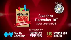 ABC11 Together Food Drive kicks off