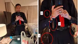 Revelan selfis que el acusado se tomó fuertemente armado antes del ataque a la cena de periodistas