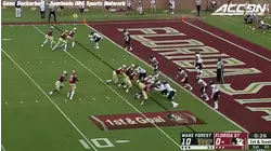 Wake Forest vs. Florida State Football Highlights (2018)