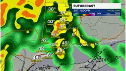 Sunny morning followed by damp evening in Connecticut