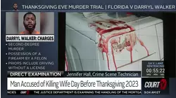 Thanksgiving Eve Murder Trial: Jury Sees Police Interview, Crime Scene Photos