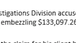 NC public adjustor accused of embezzlement