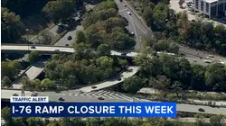 I-76 westbound ramp to City Avenue to close for repairs