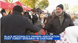 Black McDonald's operators host turkey giveaway in Chatham