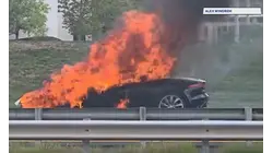Car erupts in flames near Bridgewater Commons Mall