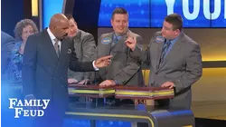 Marcus has a close shave!!! | Family Feud