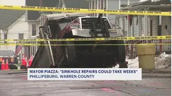 Power restored after sinkholes form in parts of Phillipsburg