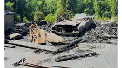 Montebello homeowner says family escaped safely but car destroyed in house fire