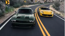Ferrari vs. Dodge Challenger