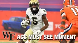Wake Forest WR Jaquarii Roberson Gets Free For 80-Yard TD