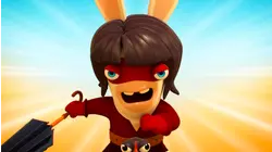 The masked Rabbid