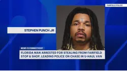 Florida man accused of stealing from Fairfield Stop & Shop, leading police on a chase