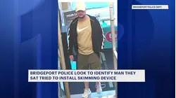 Police looking to identify man who placed a skimming device on credit card reader at Bridgeport grocery store