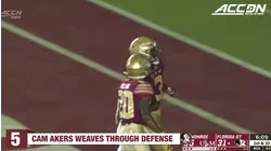 2019 ACC Football Top 5 Plays Of The Week:  Week 2