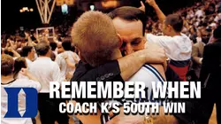 "Coach K" Gets Win #500 | Coach K Remember When