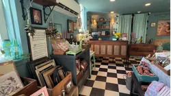 Vintage shopping at the Little Emporium in Newtown