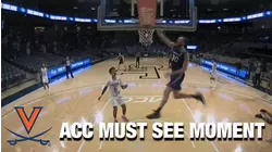 Virginia's Jay Huff Slams The Door On GT With The Dunk & Block | ACC Must See Moment