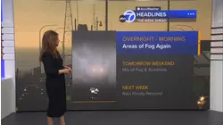 AccuWeather Forecast: Areas of fog again overnight
