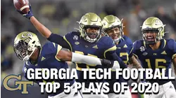 Georgia Tech Football: Top 5 Plays Of The 2020 Season