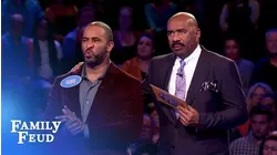 Jamil finishes HUGE for $20,000! | Family Feud