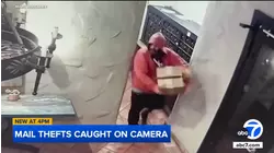 West Hollywood residents on edge after mail thief caught on video at apartment building