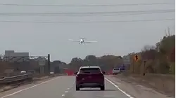 Video: Plane Makes Emergency Landing on Michigan Highway