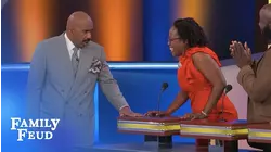 Thanks for the date... but I gotta get home to my BOYFRIEND!!! | Family Feud