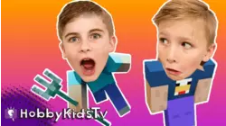 Minecraft Survival with the HobbyKids!